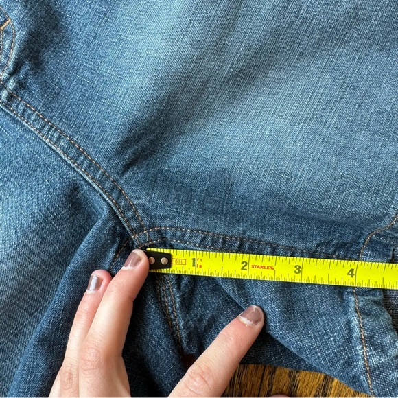 SO y2k Blue Cargo Shorts 100% Cotton Relaxed Fit Size Women’s 3 - Picture 8 of 9